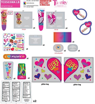 label - TC0503WA LB0823  label